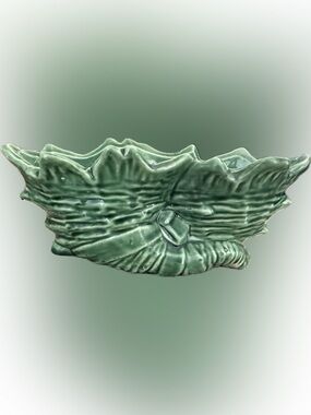 McCoy Art pottery vintage 1950s double cornucopia planter vase holiday vintage